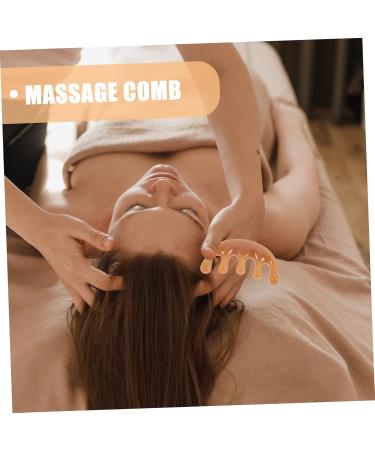 Anneome Massage Comb & Scalp Massager - Gua Sha Tool for Hair Circulation Wellness Gifts & Acupuncture - 10x6.3cm Scalp Ridge Brush - Buy Online on GoSupps.com