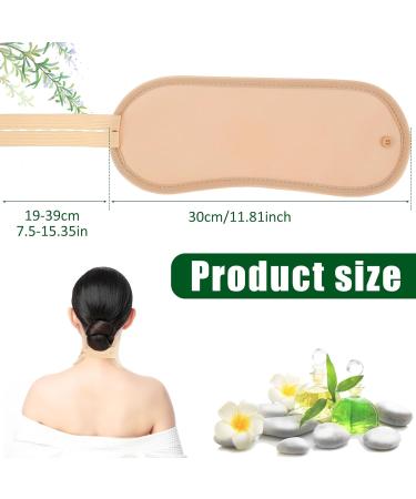 BOBASH 4pcs Washable Reusable Neck Oil Pack Set - Essential Oil Button-Up Neck Bag in Khaki | Perfect for Relaxation & Comfort - Buy Online on GoSupps.com