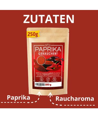 Buy Smoked Paprika Powder (Sweet) 250g - Vegan & Gluten-Free | Premium Quality Spice for International Shipping - Buy Online on GoSupps.com
