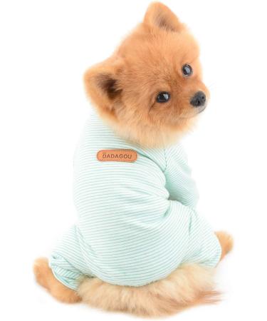 Smalllee Lucky Store Cotton Pet Sleeping Suit for Small Dogs & Cats | Comfortable Pajama Bodysuit | Perfect for Yorkies & Chihuahuas (Size L) - Buy Online on GoSupps.com