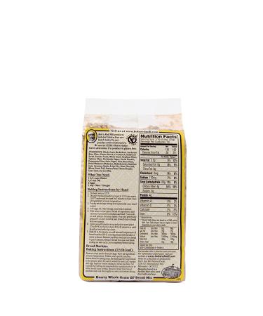 Bob's Red Mill Gluten Free Hearty Whole Grain Bread Mix 20-ounce (Pack of 4) - Buy Online For Delicious Homemade Bread - Buy Online on GoSupps.com