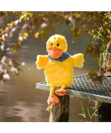Hugo Frosch Eco-Hot Water Bottle for Kids 0.8L - Plush Duck Gagi Cover in Yellow | International Shipping - Buy Online on GoSupps.com