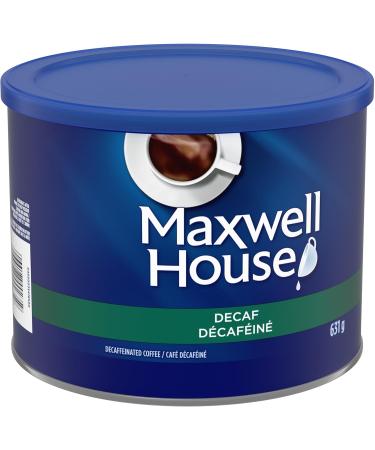 Maxwell House Decaf Ground Coffee 631g (Pack of 6) 3.79 kg (Pack of 1) Decaffeinated - Buy Online on GoSupps.com