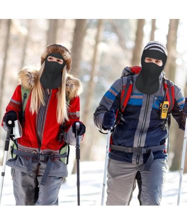 Full Face Covering | Wool Face Coverings for Men Outdoor - Plush Warm Head Covering Comfortable Outdoor Hood for Winter Cycling Hiking - Buy Online on GoSupps.com