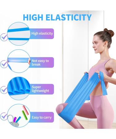 4-Set Fitness Straps & Resistance Bands - 2m Gymnastics Tapes for Yoga Pilates Strength Training for Men & Women - Buy Online on GoSupps.com
