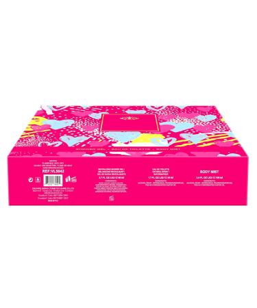 Hybrid & Company Women Pink Heart 3 Pcs Gift Set 50ml-Perfume&100ml-Mist&80ml-Shower Gel - Buy Online on GoSupps.com