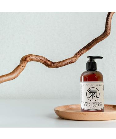 USA Made Vegan Chaga Mushroom Skin Lotion | All-Natural Moisturizing Cream with Apricot Kernel Oil - Buy Online on GoSupps.com