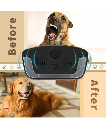 YUCEN Anti Barking Device Ultrasonic Anti Barking Devices with 3 Frequency Levels Automatic Stop Dog Barking Deterrent Barking Control Devices Indoor Outdoor Use - Buy Online on GoSupps.com