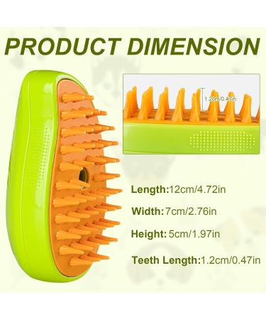 Steamy Cat Brush 3 In1 Cat Steam Brush Pet Hair Cleaner Brush Self Cleaning Steam Brush Cat Steamer Brush Massage Cat Hair Brush for Removing Tangled Loosse Hair for Home Office School Height blue - Buy Online on GoSupps.com