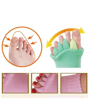CAYTRE Bunion Relief Toe Socks 5Pairs Large Size - Foot Alignment & Pain Relief with Toe Separators - Bunion Relief Socks - Buy Online on GoSupps.com