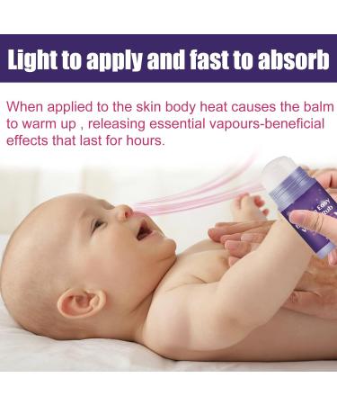 Baby Breathe Stick - Relief for Itchy Nose & Congestion | Helps Baby Sleep | Roll-On Ball | Pink One Size - Buy Online on GoSupps.com