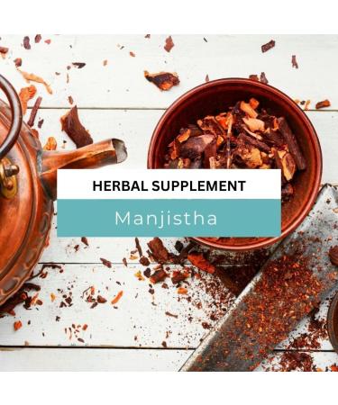 Morsan Healthcare Manjistha Capsules 500mg | 60 Vegan Capsules | Rubia Cordifolia | 100% Natural Herbal Supplement | Plant-Based Detox & Wellness Support | Pack of 1 - Buy Online on GoSupps.com