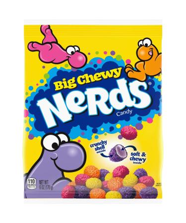 Nerds Big Chewy Candy, 6 Ounce, Pack of 12 6 Ounce 12
