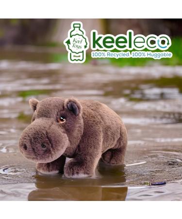 Deluxe Paws Plush Hippo Toy - Eco-Friendly and Soft, 100% Recycled Materials - Buy Online on GoSupps.com