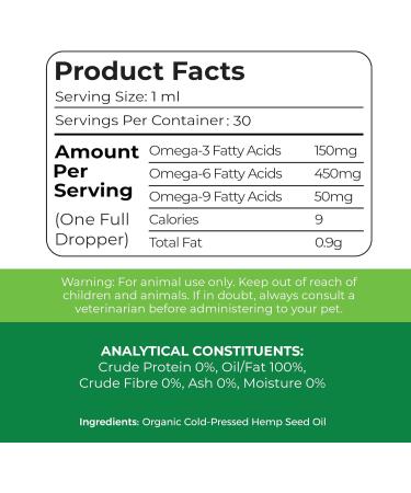 Pawsome Products Calming Hemp Oil for Dogs & Pet | Stress & Anxiety Relief Supplement | Hip & Joint Support | Healthy Skin | Omega 3 6 9 | Dog Multivitamin with Vitamin C A B D E | 30 ml 30 ml (Pack of 1) - Buy Online on GoSupps.com