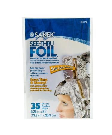 Graham Sanek See Thru Foil Hair Color Processing 35 Styling Highlighting Sheets