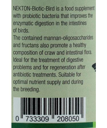 Buy NEKTON Biotic Bird 50g - Premium Bird Probiotics for Optimal Health | Free International Shipping - Buy Online on GoSupps.com