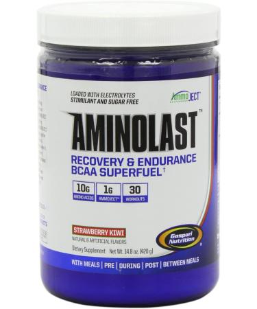 Gaspari Nutrition Aminolast BCAA Superfuel - Strawberry Kiwi 14.8 oz | Recovery & Endurance - Buy Online on GoSupps.com