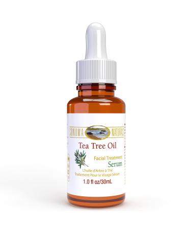 Tea Tree Oil Serum for Face 1 oz | Dry Skin Pore Minimizer Therapeutic Grade Skin Moisturizing & Healing Anti-Oxidant Rich