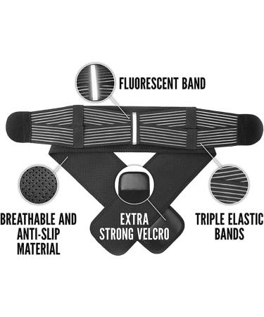 Muloutspo 2x Iliosacrales Joint Hip Support Belt - Pain Relief for Sciatica & Pelvic Nerve Leg Pain - Buy Online on GoSupps.com