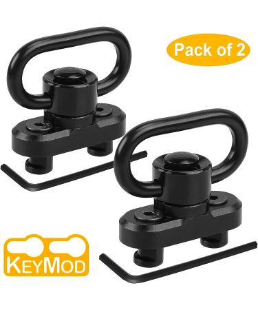 FENTUK Keymod 2 Point Sling Swivels - 2 Pack Quick Detach Mounts for Keymod System - Buy Online on GoSupps.com