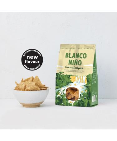 Blanco Ni o - Traditional Tortilla Chips - Creamy Jalape o - 8 x 170g - Buy Online on GoSupps.com