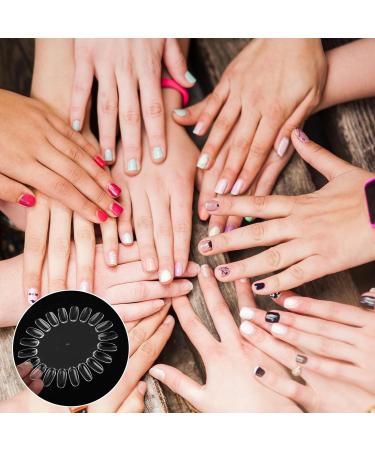 20 PCS Nail Polish Display Wheel - Plastic Swatches for Nail Art & Color Testing | Perfect for Manicure Practice - Buy Online on GoSupps.com