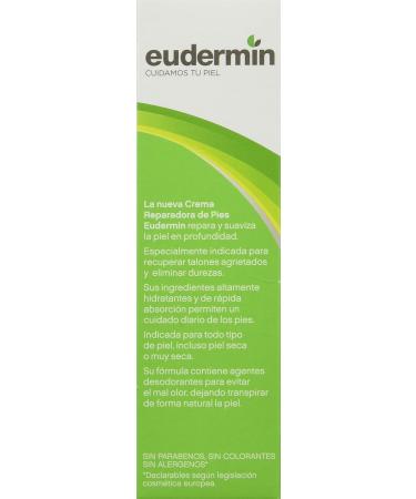 Eudermin Pies Tubo Crema - Hydrating Foot Cream for Soft Skin | International Shipping Available - Buy Online on GoSupps.com