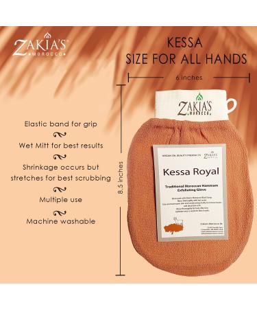 Original Kessa Exfoliating Glove - Blue Microdermabrasion Mitt for Dead Skin Keratosis Pilaris & Spray Tan Removal | International Shipping Available - Buy Online on GoSupps.com