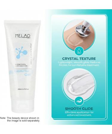 Elitzia ETCG781 Gel conducteur l'acide hyaluronique pour appareils de beaut RF et EMS 200 ml 6 76 fl.oz Qualit salon Gel non adh sif Hydratant Raffermissant Soin de la peau pour le visage et le - Buy Online on GoSupps.com