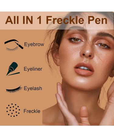 Rosarden Freckle Pen: Waterproof Long Lasting Faux Freckle Makeup for Natural Sunkissed Skin | Light Brown - Buy Online on GoSupps.com