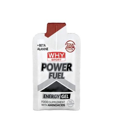 WHY SPORT Power Fuel PreWorkout cola and lemon flavor glutenfree size 55 g