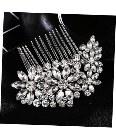 Mikinona Wedding Hair Comb Bride Hair Clip Rhinestone Hair Clip Rhinestone Hair Comb Bridal Headpiece Rhinestone Headpiece Rhinestone Comb Hair Teasing Comb Bridal Hair Clip Comb for Bridal - Buy Online on GoSupps.com