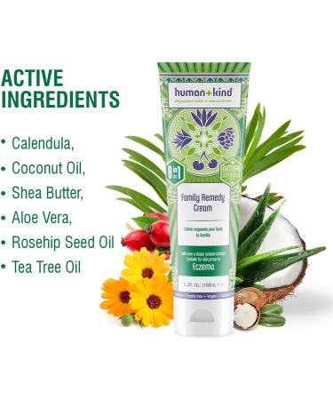 Buy Human + Kind Family Remedy Cream - Multi-Purpose Solution for Eczema Psoriasis and Sensitive Skin (3.53 Oz) - International Shipping Available - Buy Online on GoSupps.com