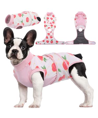Kuoser Dogebody after op dog body after castration male bitch dog body after op bitch breathable body for dogs after op leakage protection dog anti-wound licking op body dog pink xs XS (1 Pack) pink orang