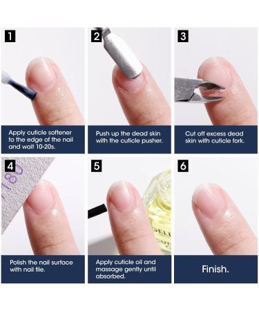 Gellen Nail and Cuticle Oil Softener Kit - Cuticle Oil & Cuticle Softener for Nails Nail Cuticle Oil Kit Nail Essentials Manicure Kit 18ml for Gel Nail Polish - Buy Online on GoSupps.com
