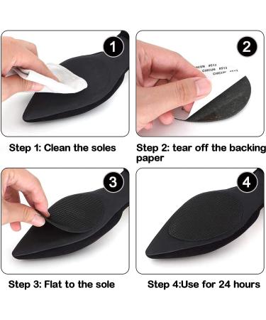 4 Pairs Self-Adhesive Non Slip Shoe Pads for High Heels | Noise Reduction & Sole Protection - Buy Online on GoSupps.com