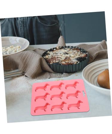 Milisten 2pcs Puppy Candy Molds De Silicona para Gelatinas Molde De Silicona para Resina Silicone Chocolate Mold Silicone Candy Mold Chocolate Molds Silica Gel Baking Supplies Cookie Pink 23X16CM - Buy Online on GoSupps.com