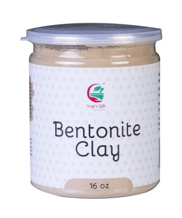 Bentonite Clay Powder 16 oz | 100% Pure Clay for Face Mask and Soap Making | By Yogis Gift  - Buy Online on GoSupps.com