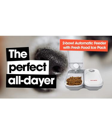 Cat Mate Timed Automatic Feeder Two bowl feeder - Buy Online on GoSupps.com