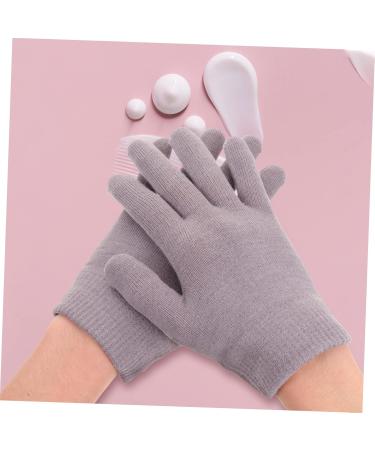 Housoutil 2 Pairs Night Moisturizing Gloves Hand Lotions Enhancing Hand Skin Care Gloves Salon Accessories White Cotton Gloves for Dry Hands Moisturizer Gloves Essential Oil Thicken - Buy Online on GoSupps.com