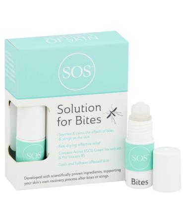 Science of Skin Solution for Bites - Roll On After Bite Relief for Stings Bites Itching - Helps to Soothe and Calm Irritated Skin Single Unit
