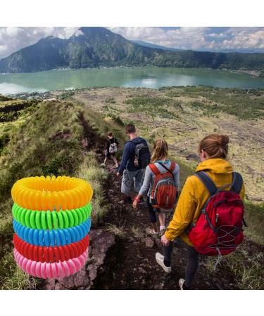 Scentpellent Mosquito Bracelets 10pcs - All Natural Plant-Based Oil Bands for Kids & Adults - Travel Insect Bracelet - Keeps Bugs Away - Mixed Colors - Buy Online on GoSupps.com