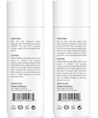 Face Exfoliator & Toner Revitalizing BHA Exfoliant 8 fl oz | Optimal Facial Skin Care for Women - Buy Online on GoSupps.com