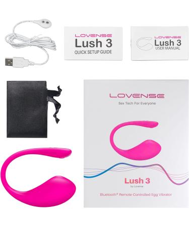 LOVENSE Wearable Lush 3.0 Couples Vibrator - Bluetooth Massager for Women | Shop Internationally - Buy Online on GoSupps.com