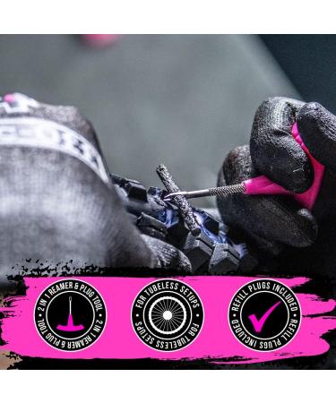 Muc Off Puncture Plug Repair Kit - Tubeless Tire Repair Kit for MTB/Road/Gravel Bikes - Buy Online on GoSupps.com