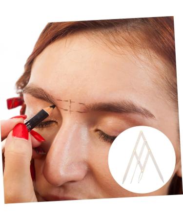 Angoily Eyebrow Tools 2 Pcs Second Generation Scale Kits Molds Microblading Eyebrow Rulers Makeup Set Stainless Steel 25x5x0.6cmx2pcs Silverx2pcs - Buy Online on GoSupps.com