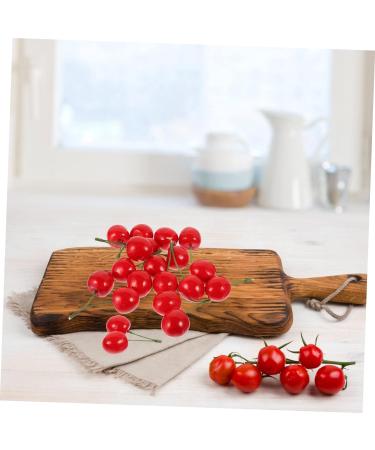 ABOOFAN 20 Pcs Artificial Cherry Artificial Foods Photo Props Fake Cherry Model Display Fruit Models Realistic Fruits Cherry Play Kitchen Fruit Toy Child Plastic Top Hat Kitchen Cabinet - Buy Online on GoSupps.com