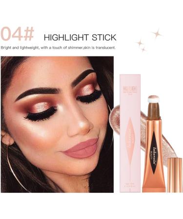 Women Liquid Smooth Moisturizing Contouring Highlighter Face Beauty Wand Foundation-Cosmetics Profession Makeup Face Brightening-Anti-Aging Blush-serum for Glowing Skin Sensitive-Skin Cream 01 - Buy Online on GoSupps.com