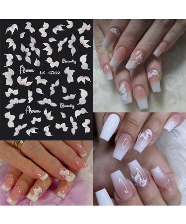 YOSOMK 5D Flower Nail Stickers | Premium Nail Art Decorations for Stunning Designs - International Shipping Available - Buy Online on GoSupps.com